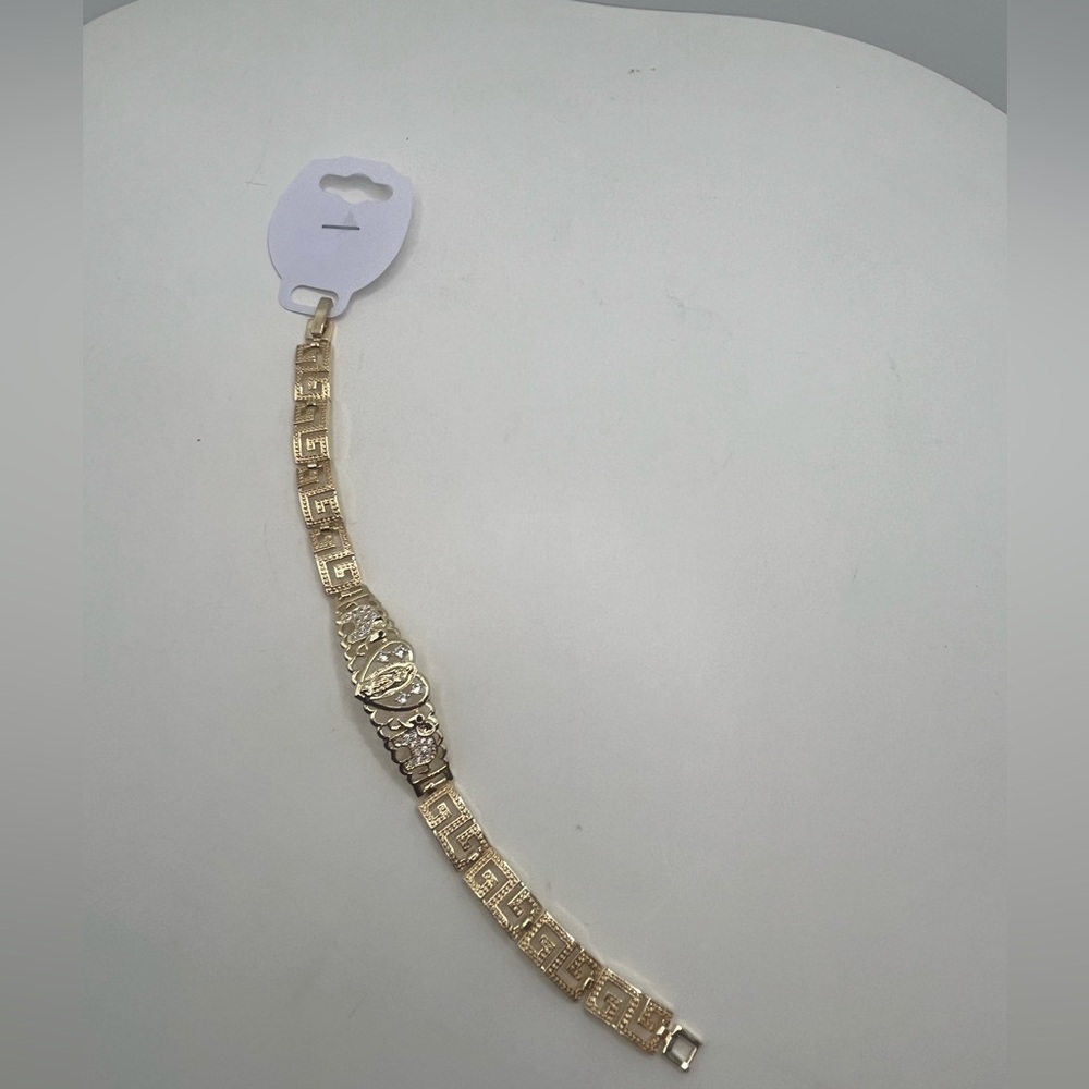 Gold filled Elegant Gold Bracelet Virgin Mary design